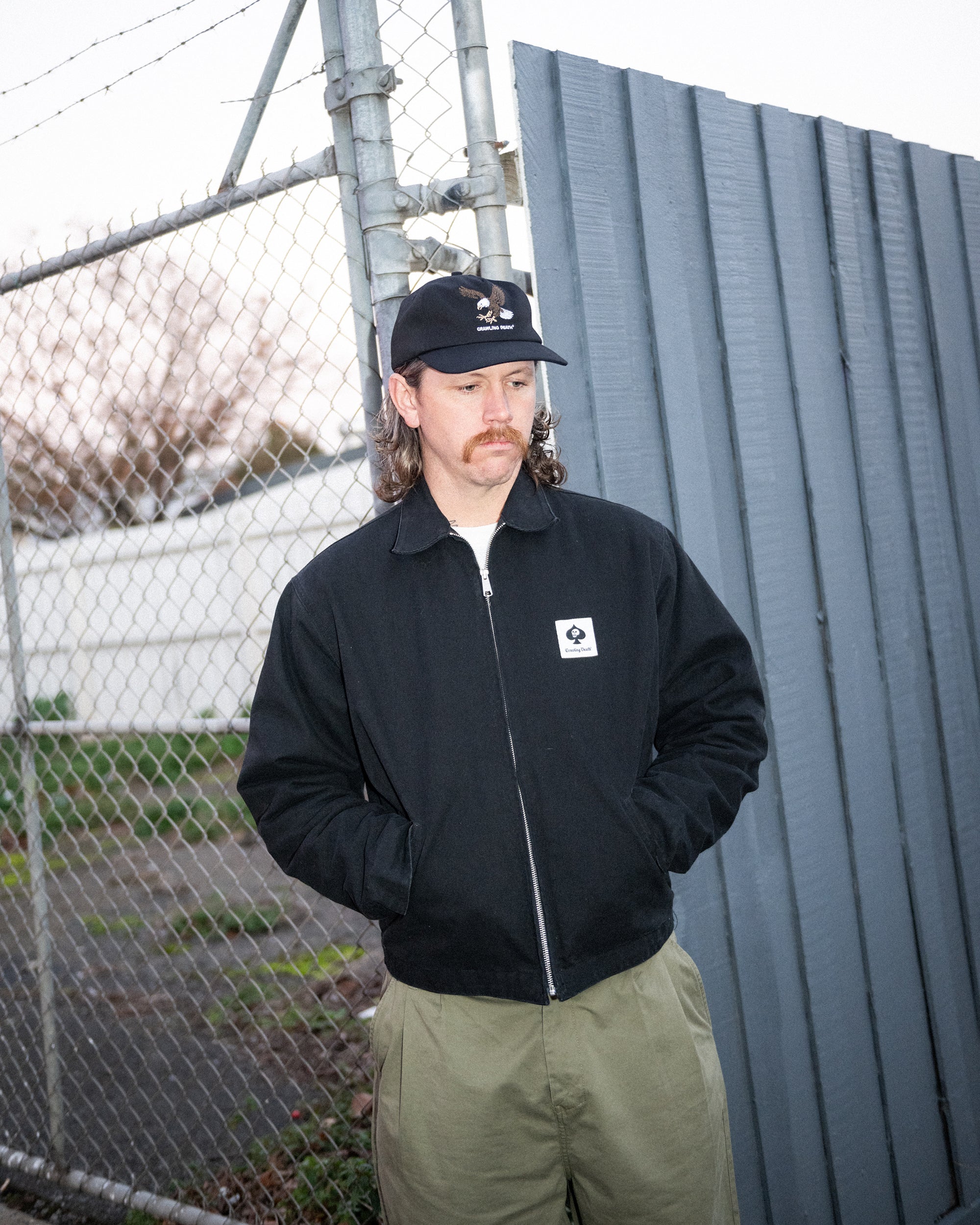 Ace Canvas Jacket | Black