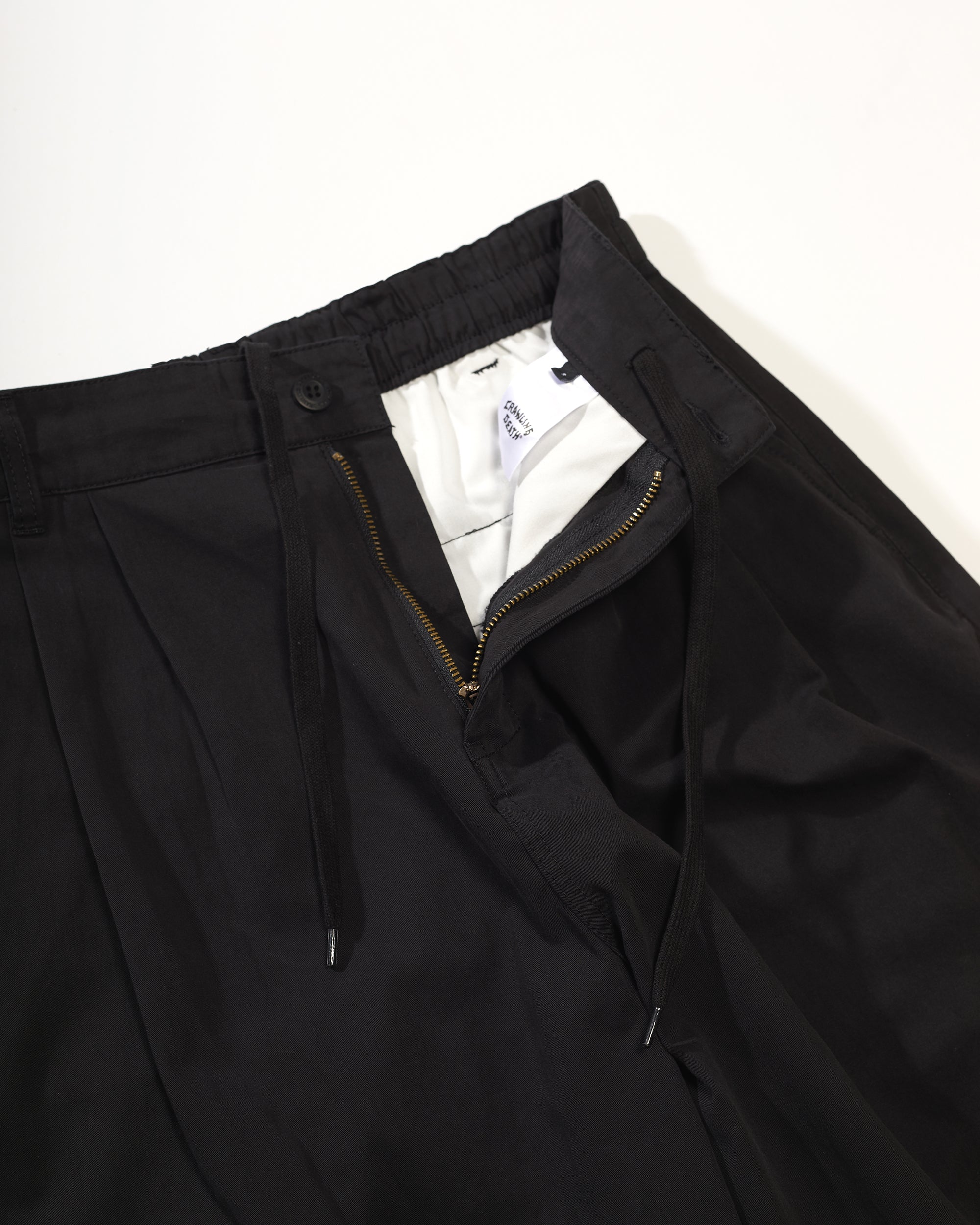 Heritage Pleated Pants | Black