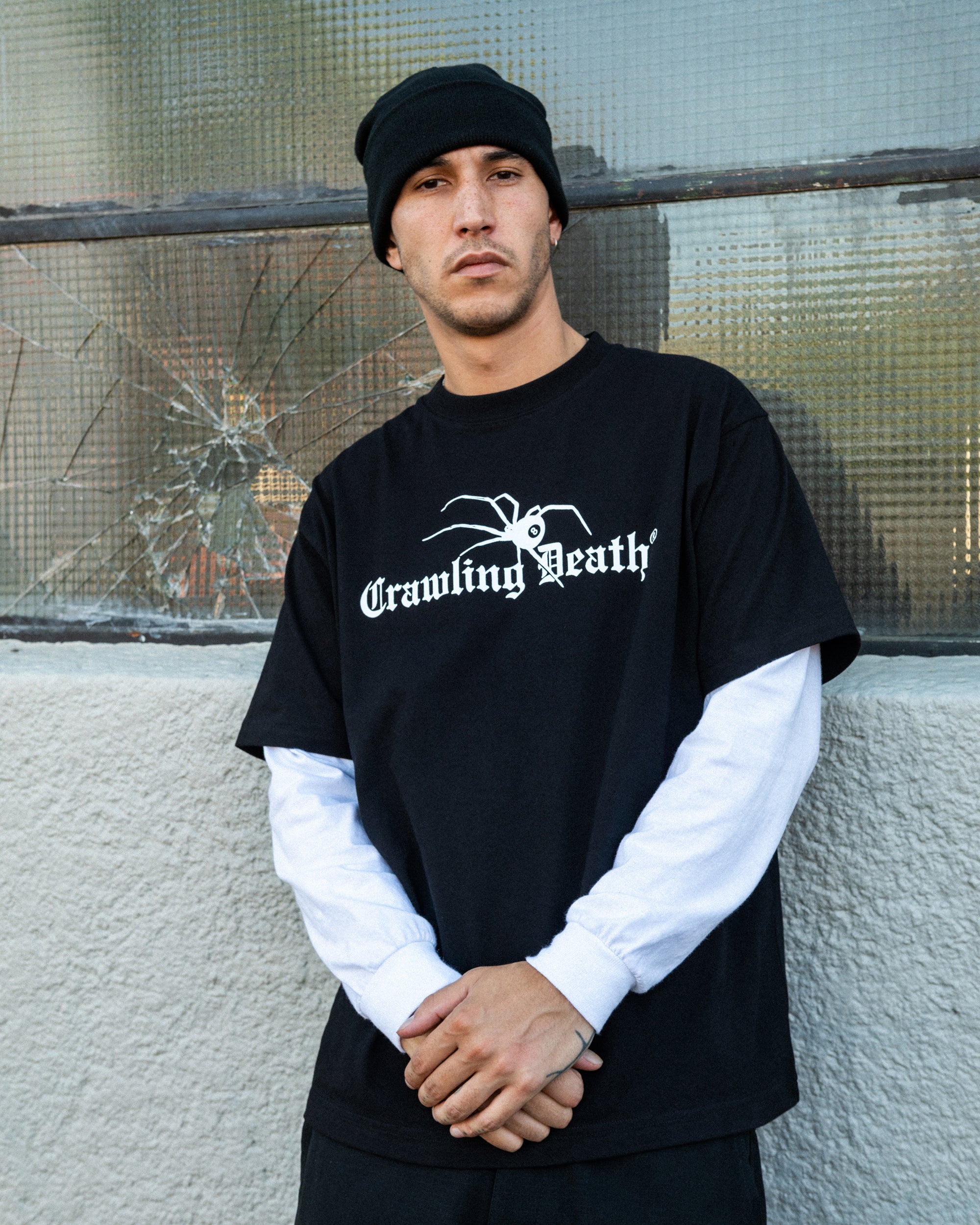 Spider 8 Ball T-Shirt | Black