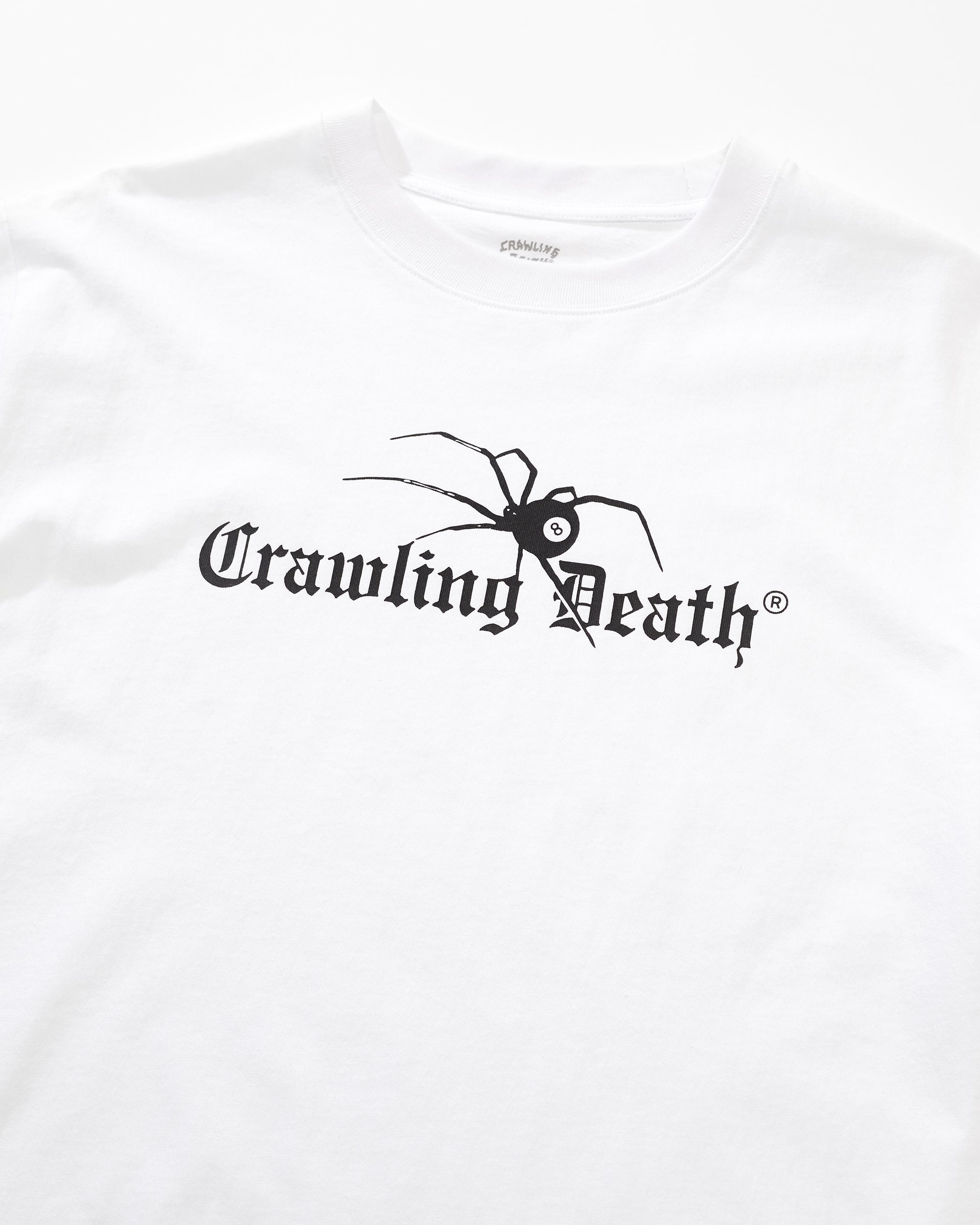 Spider 8 Ball T-Shirt | White