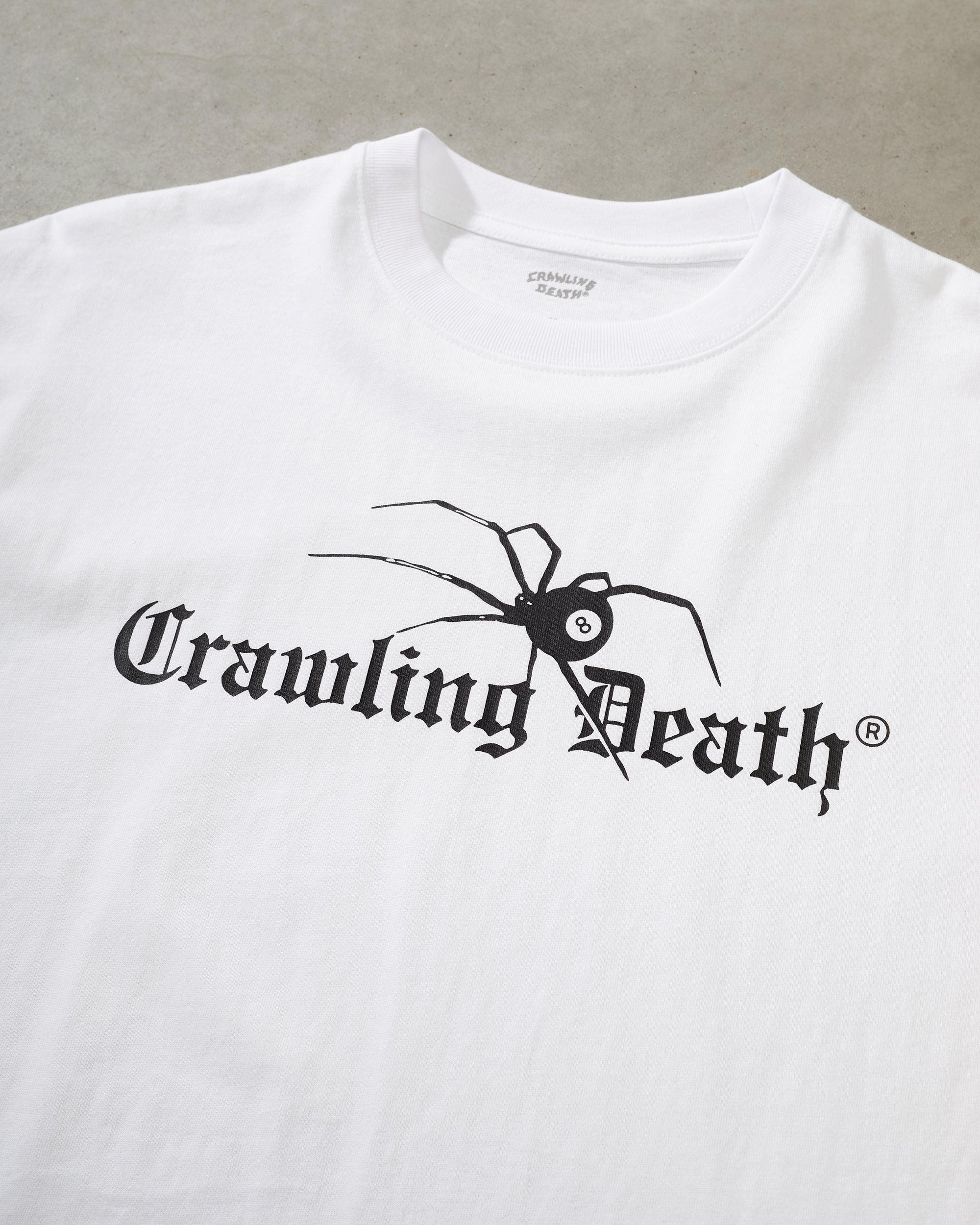 Spider 8 Ball T-Shirt | White
