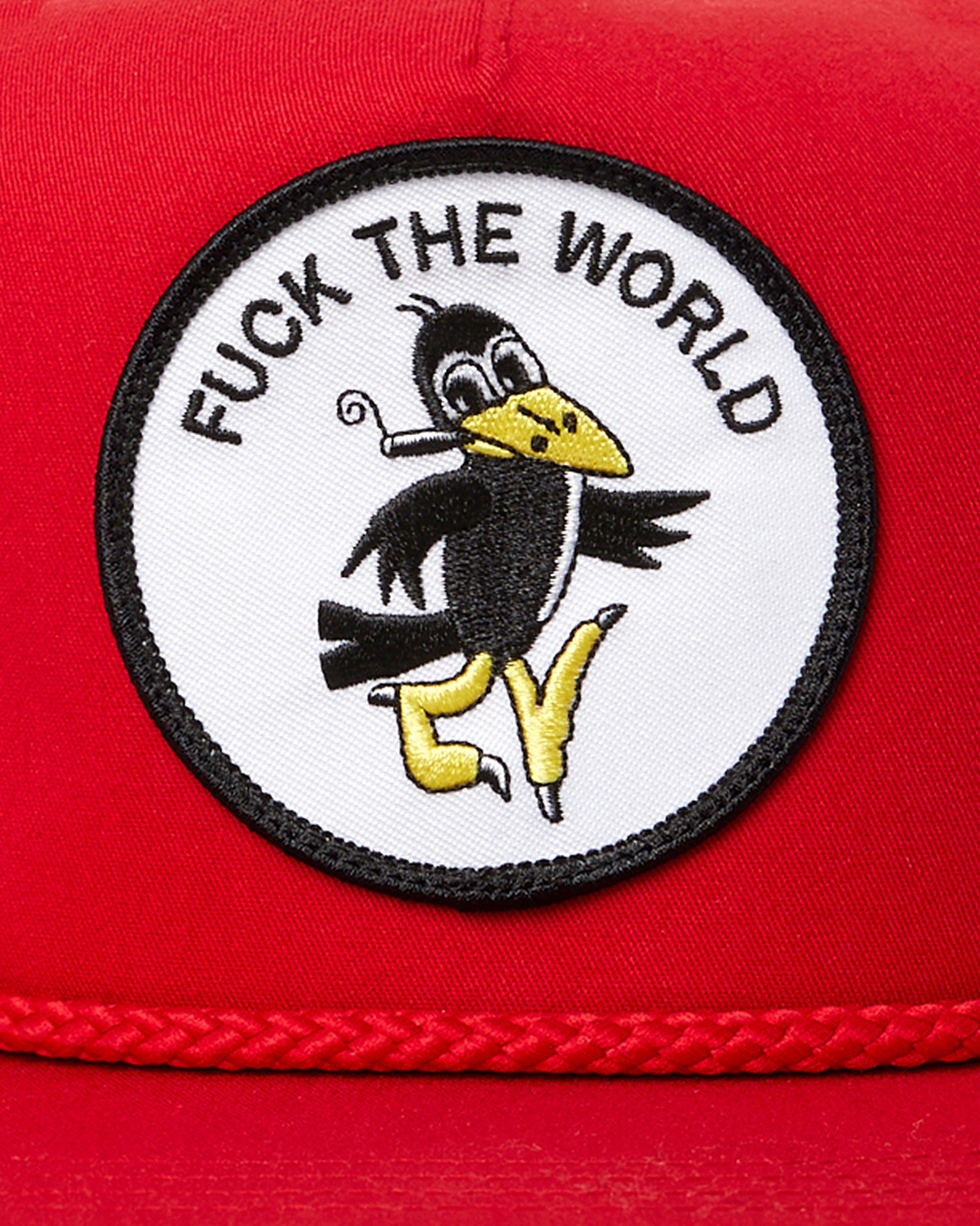 Fuck The World Hat | Red