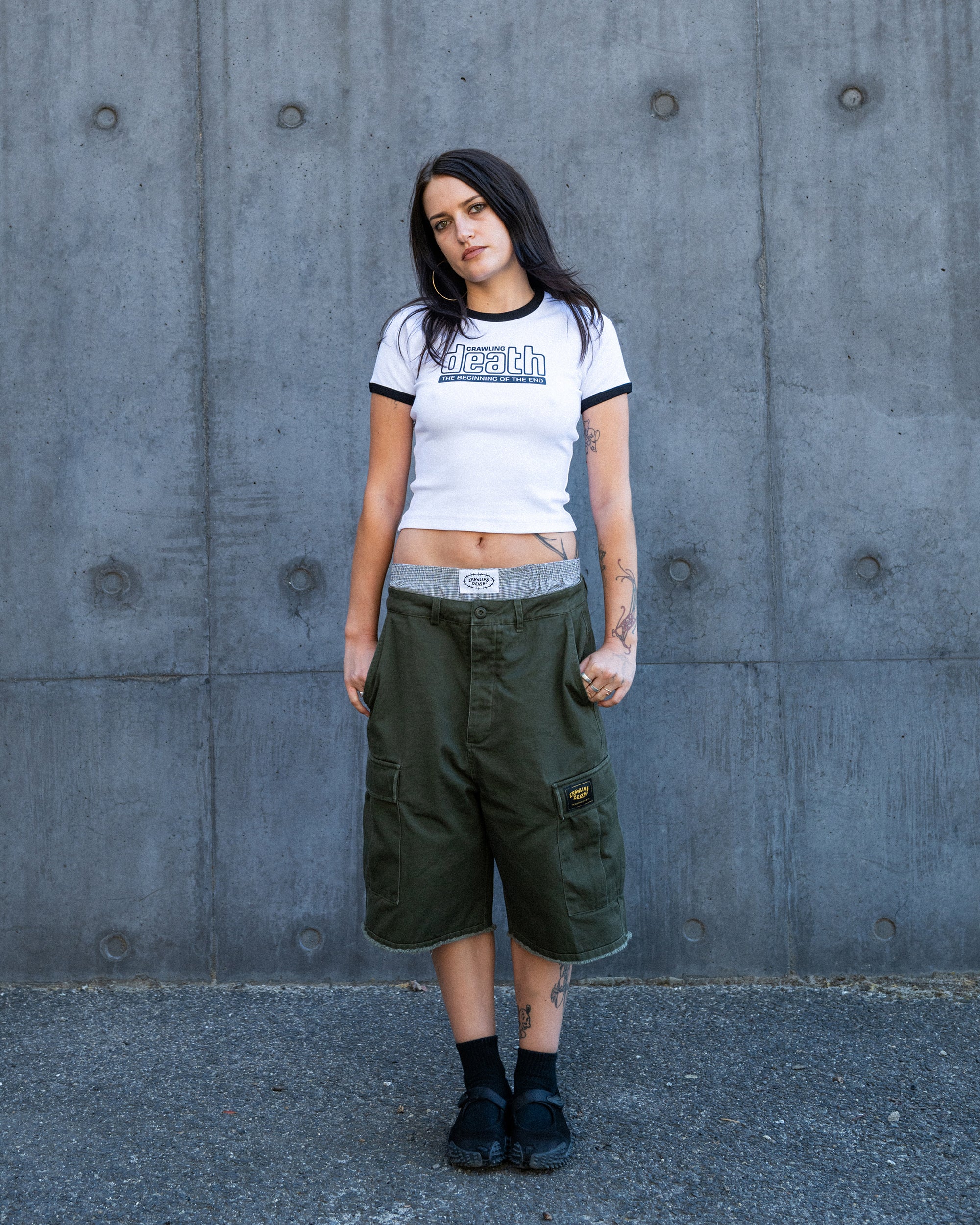 Cargo Shorts | Washed Green