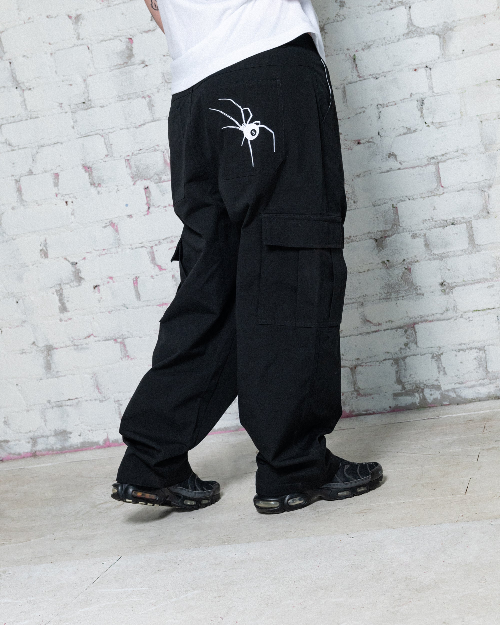 Ripstop Cargo Pants | Black