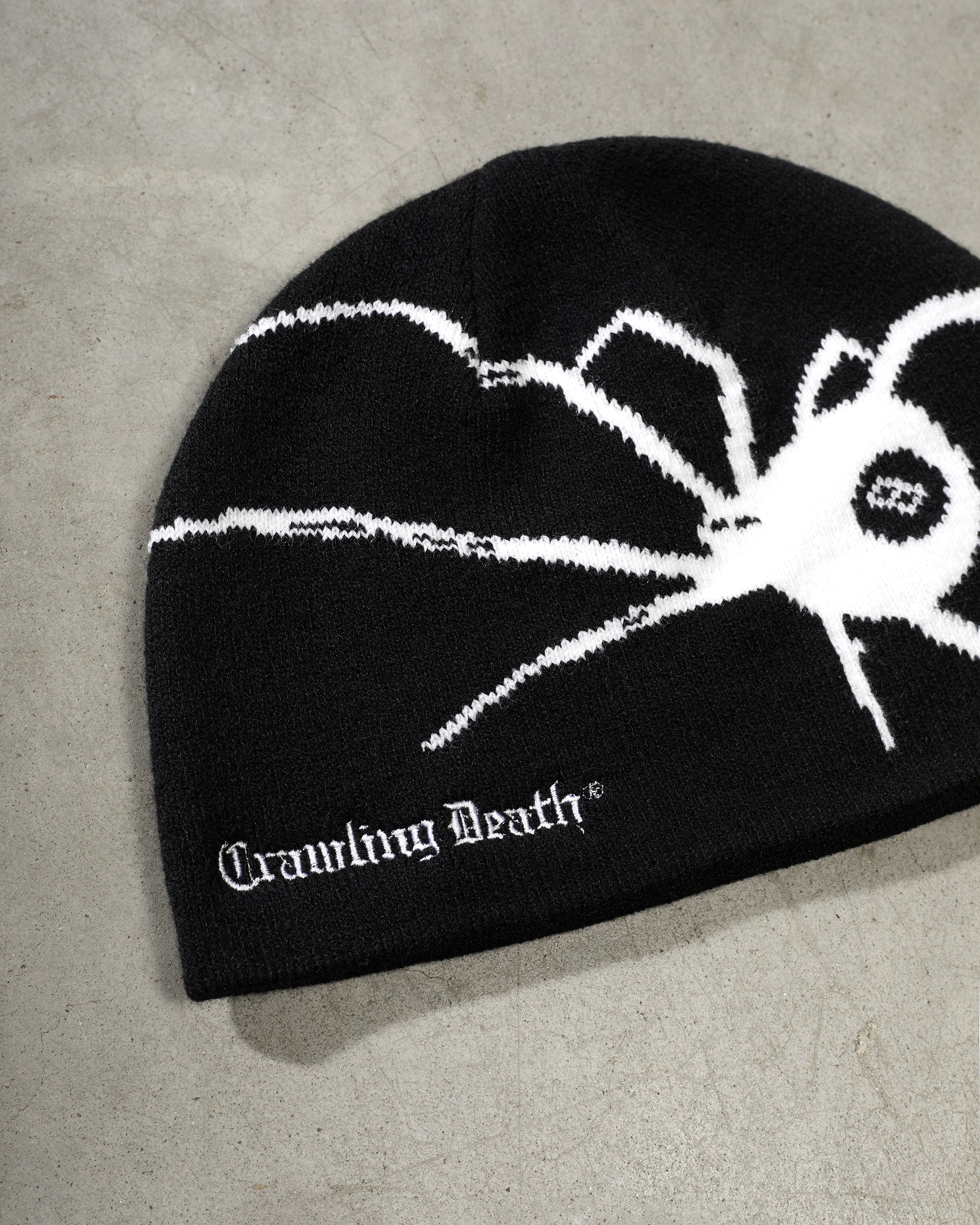 Spider 8 Ball Beanie | Black