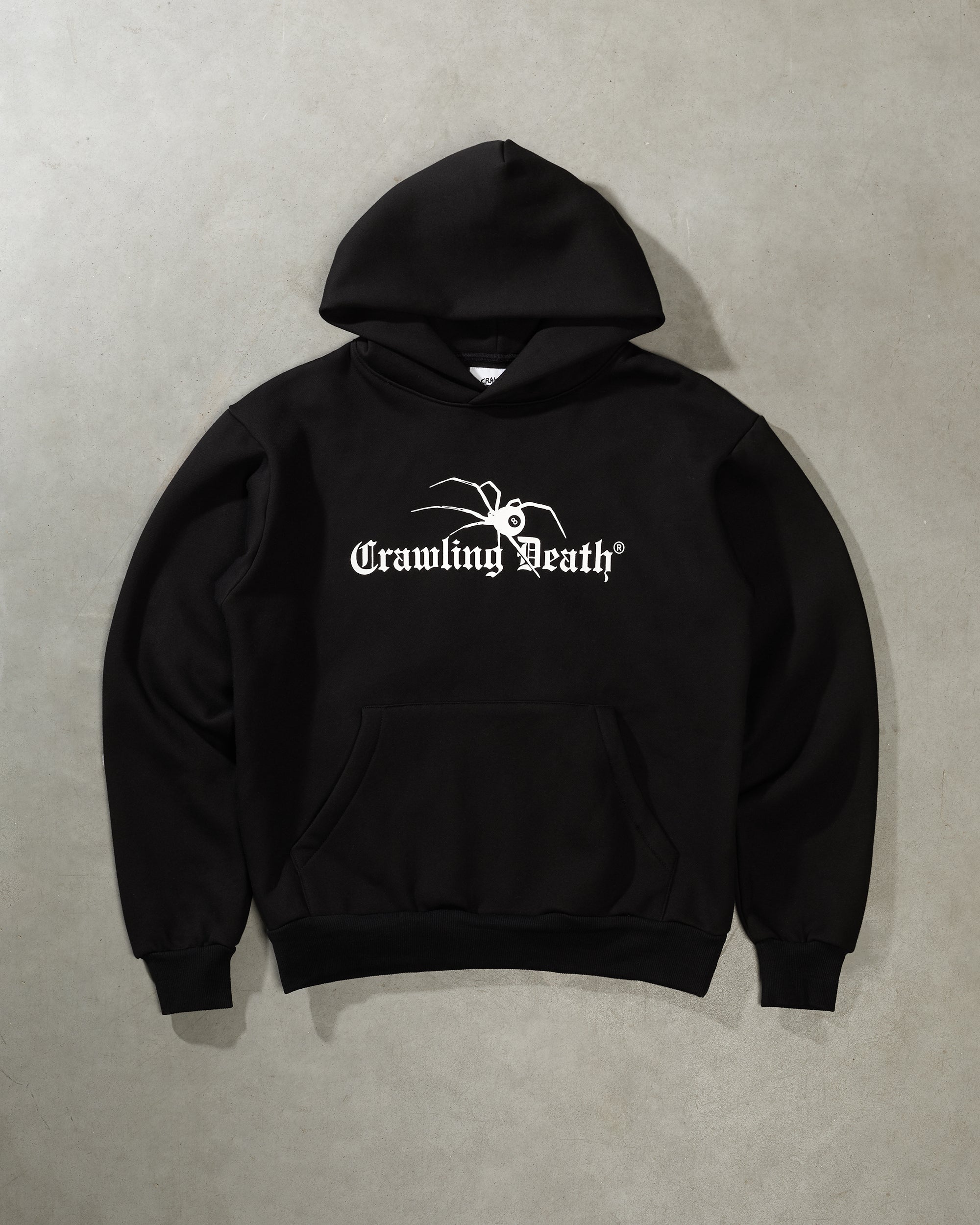 Spider 8 Ball Heavyweight Hood | Black