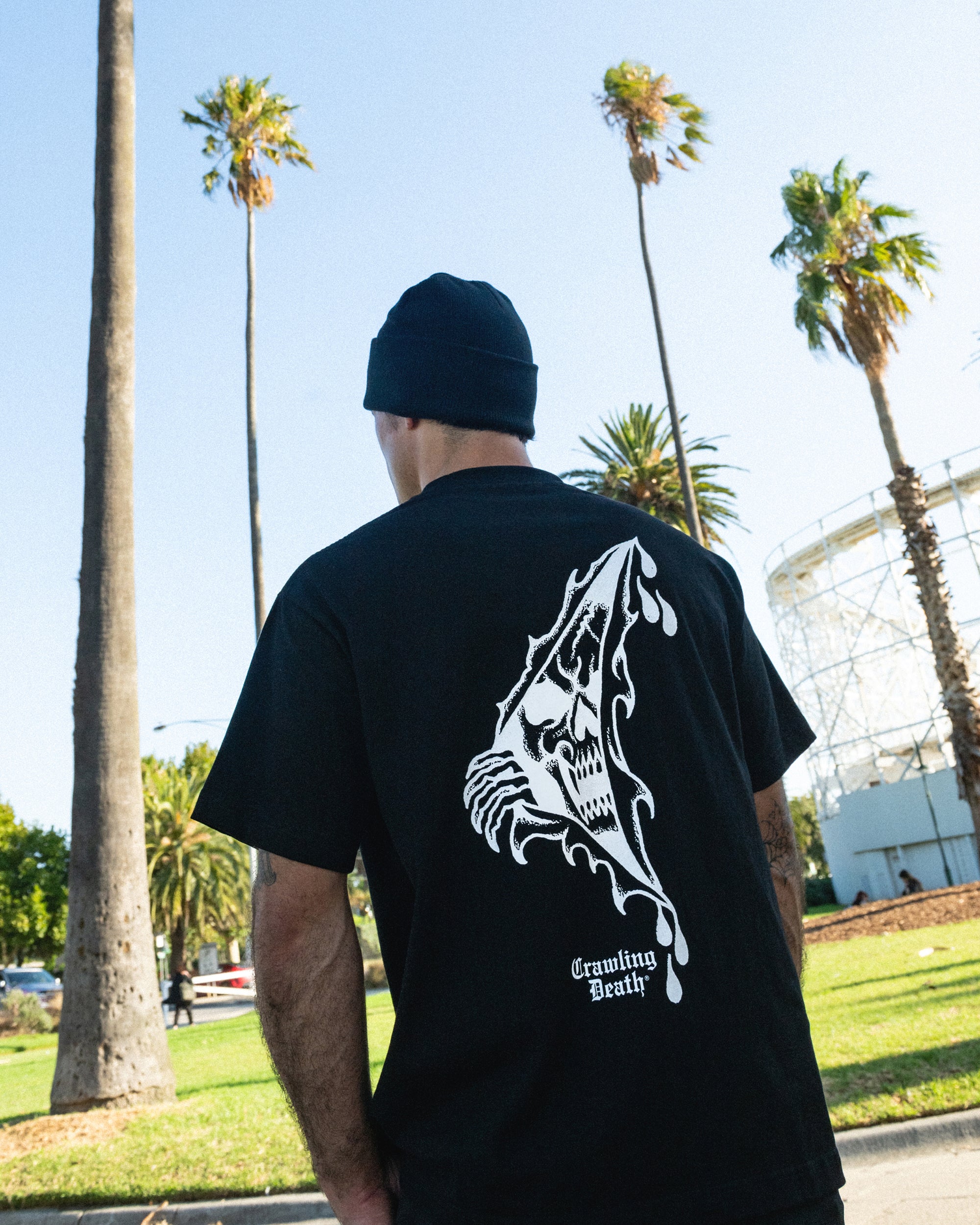 Ripper Skull Pocket Tee | Black