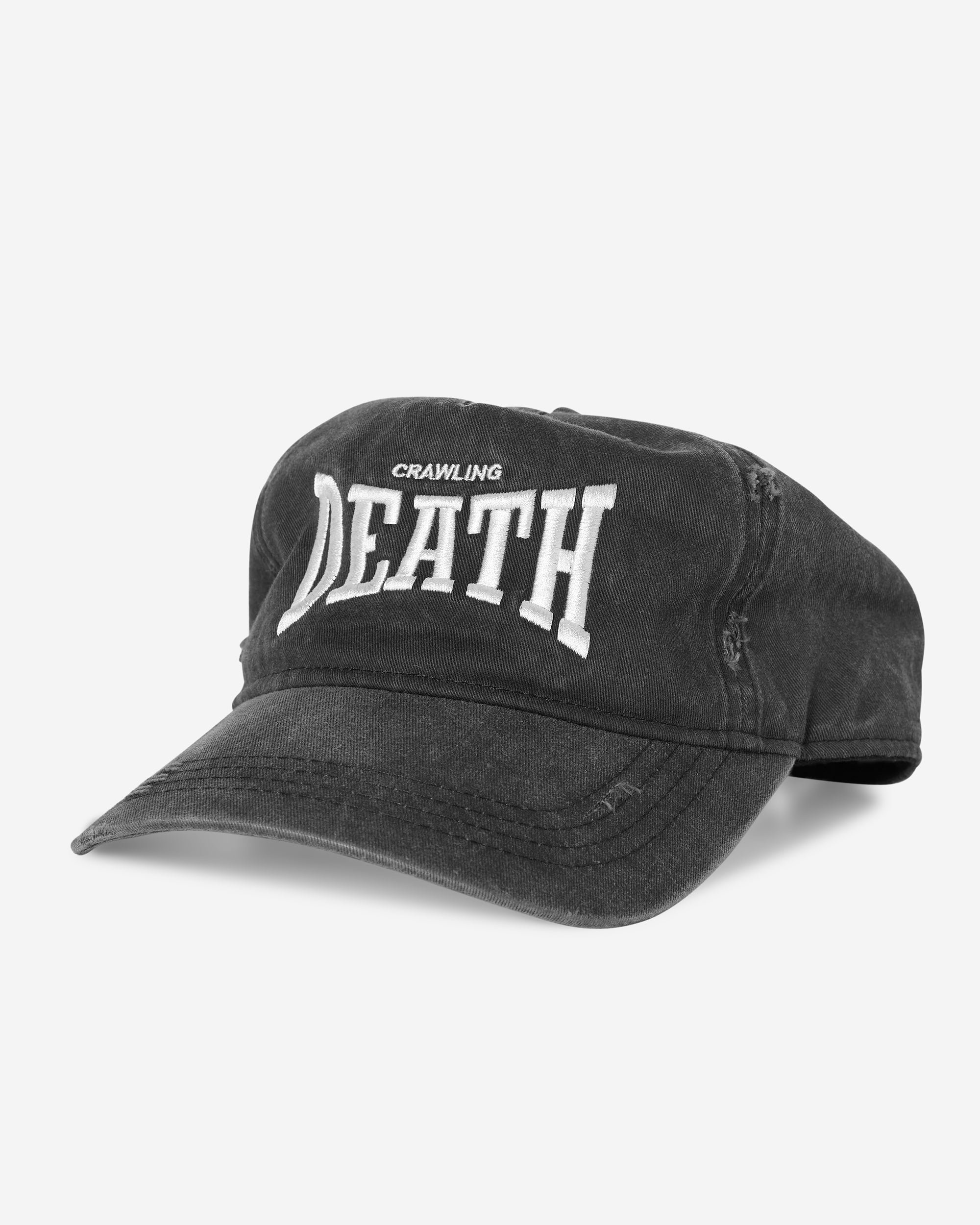Curve Logo Cap | Washed Black