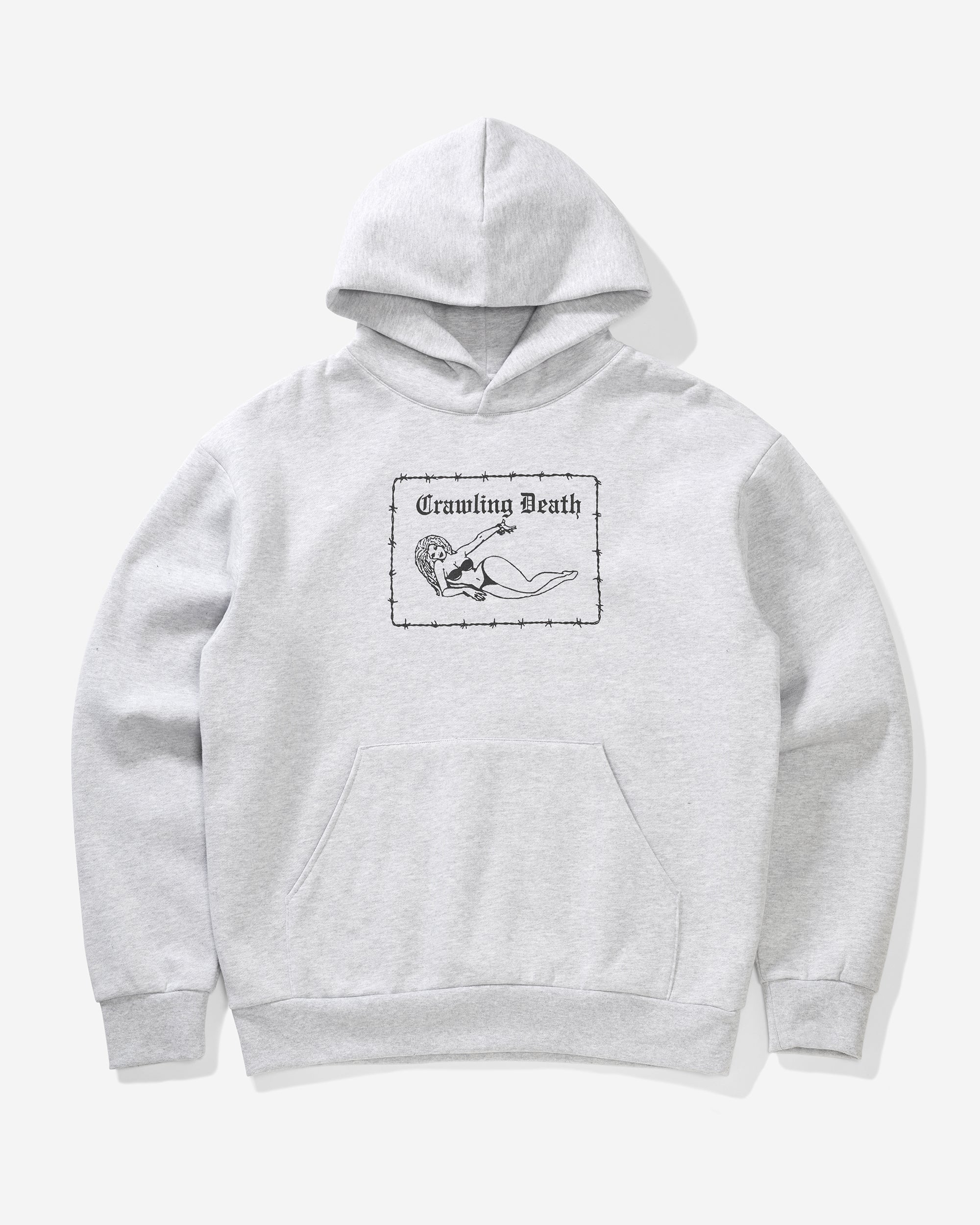 Barbed Girl Hood | Grey