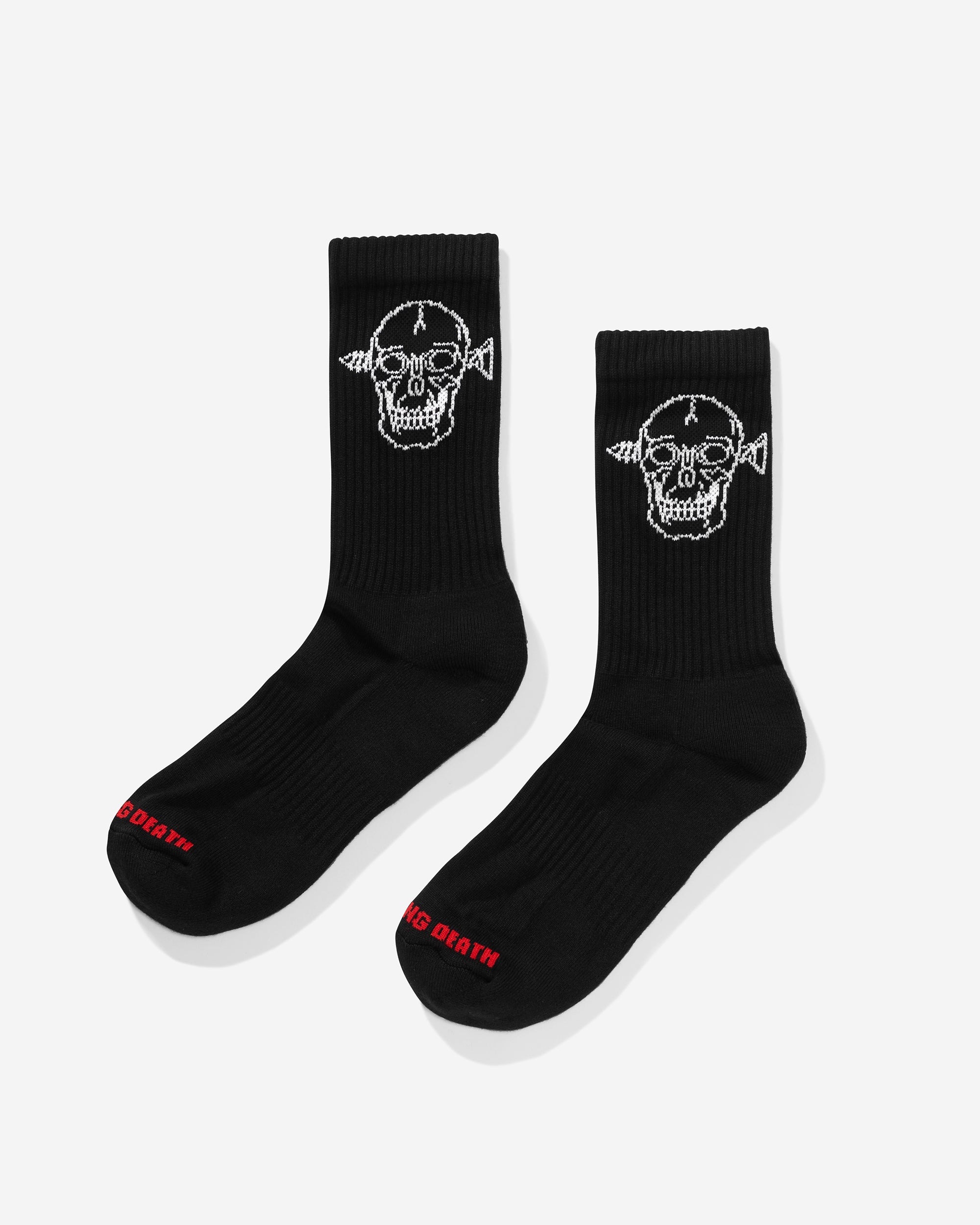 Screw Skull Socks | Black