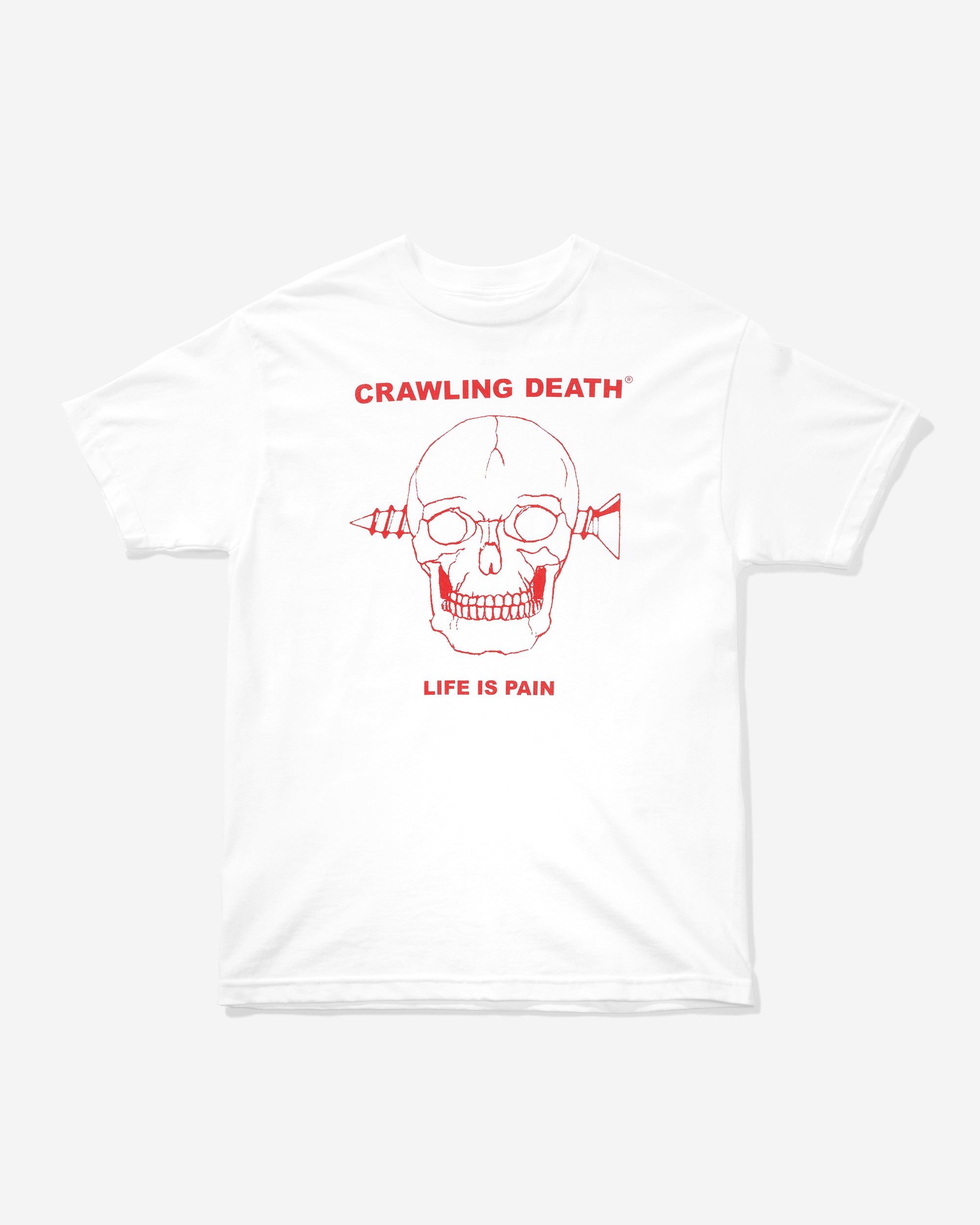 Screw Skull T-Shirt | White