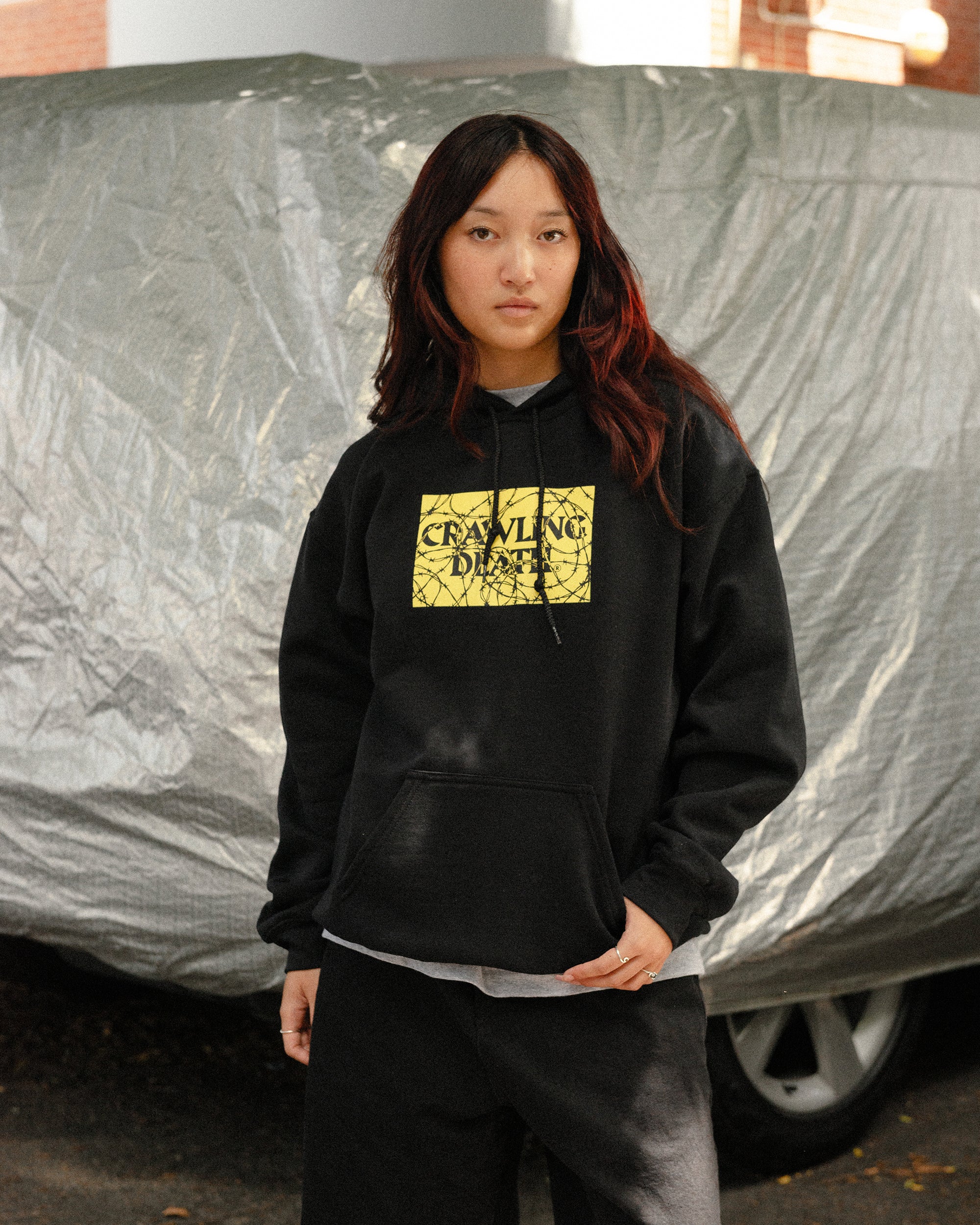 Barbed Box Hood | Black