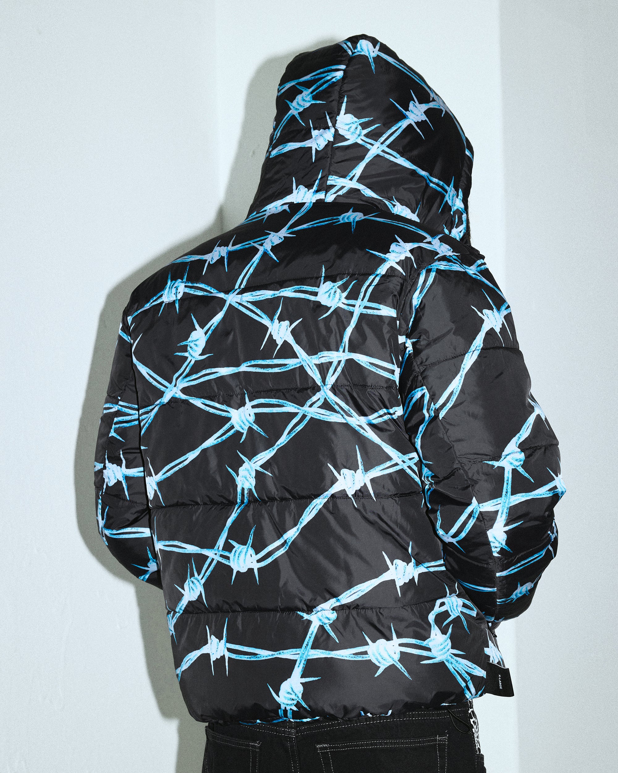 Barbed Wire Puffer Jacket