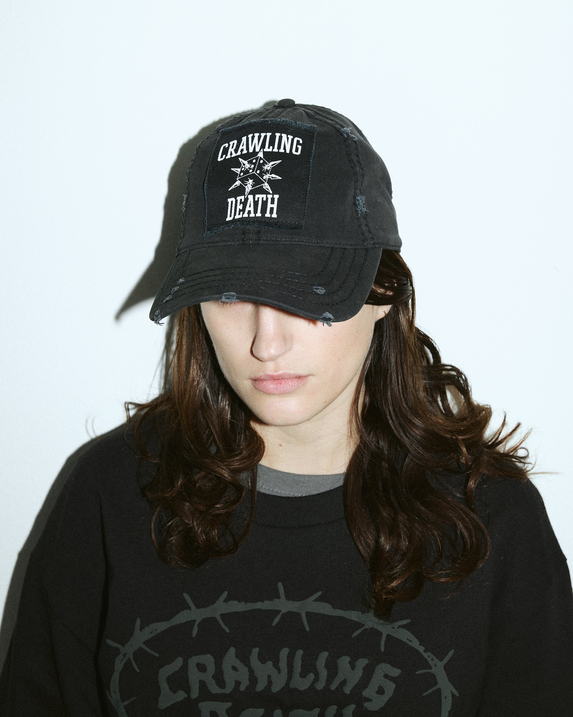 Spike Dice Distressed Cap