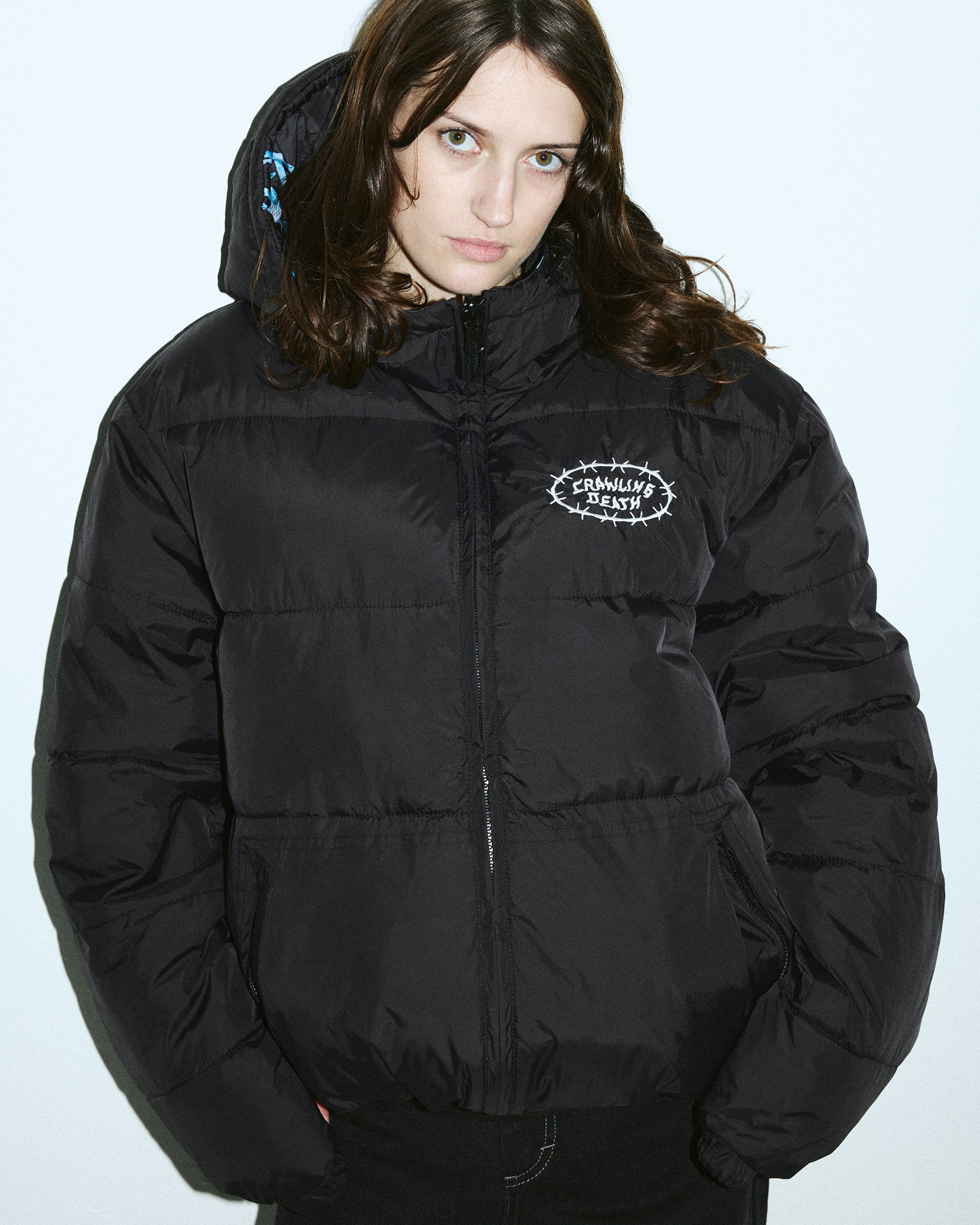 Barbed Wire Puffer Jacket