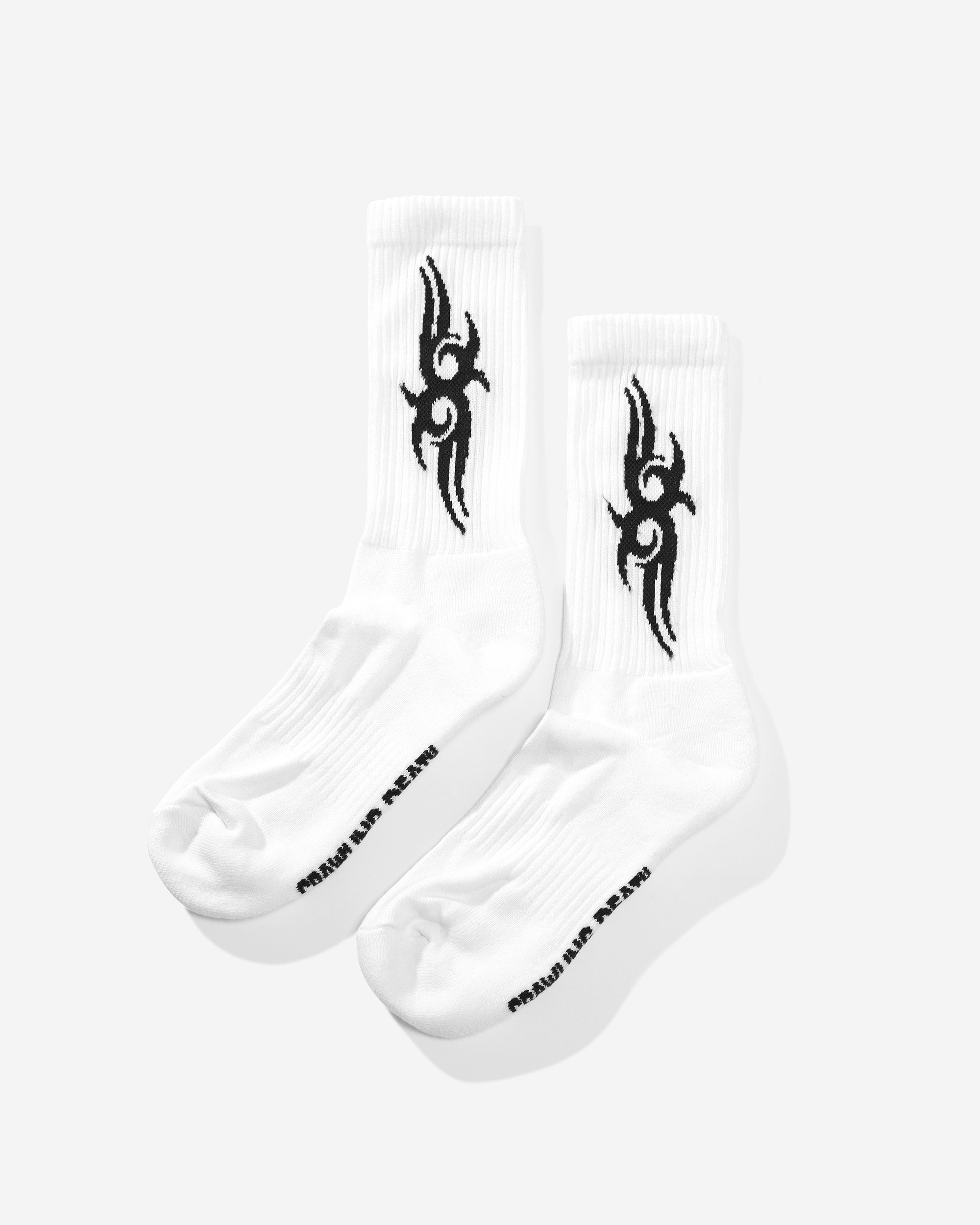 Tribal Socks | White