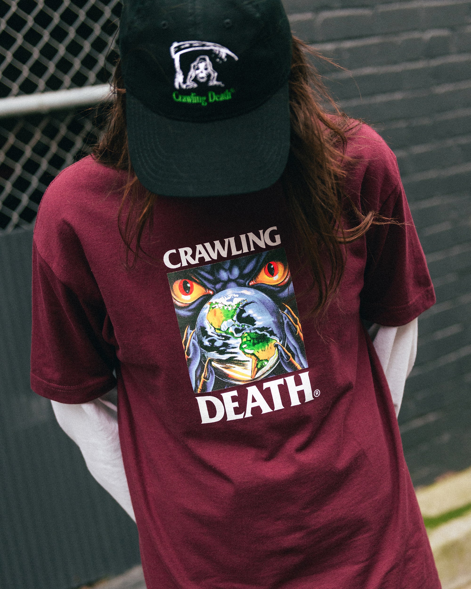 Earth Control T-Shirt | Burgundy