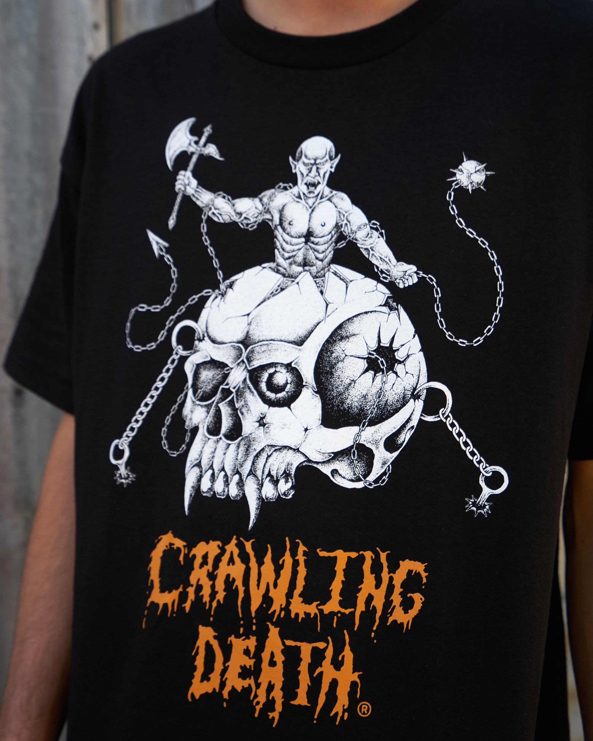 Skull Fighter T-Shirt | Black
