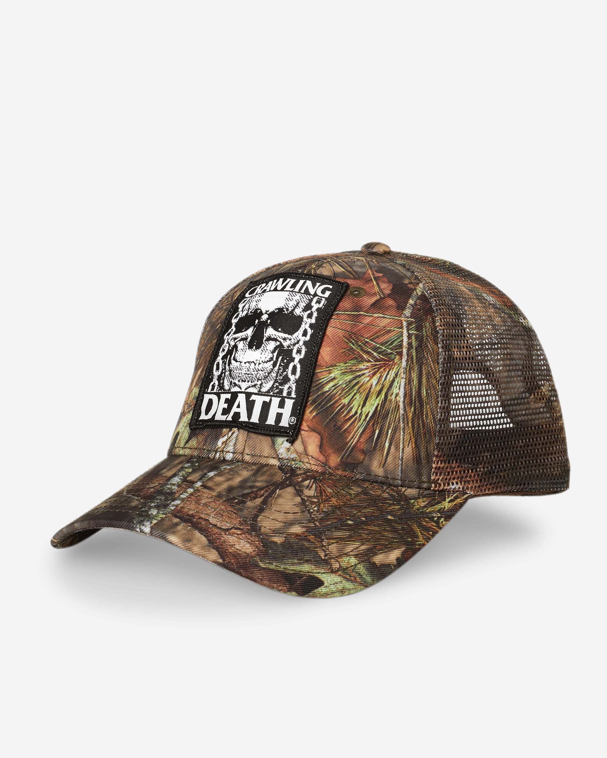 TV Skull Mesh Hat | Tree Camo