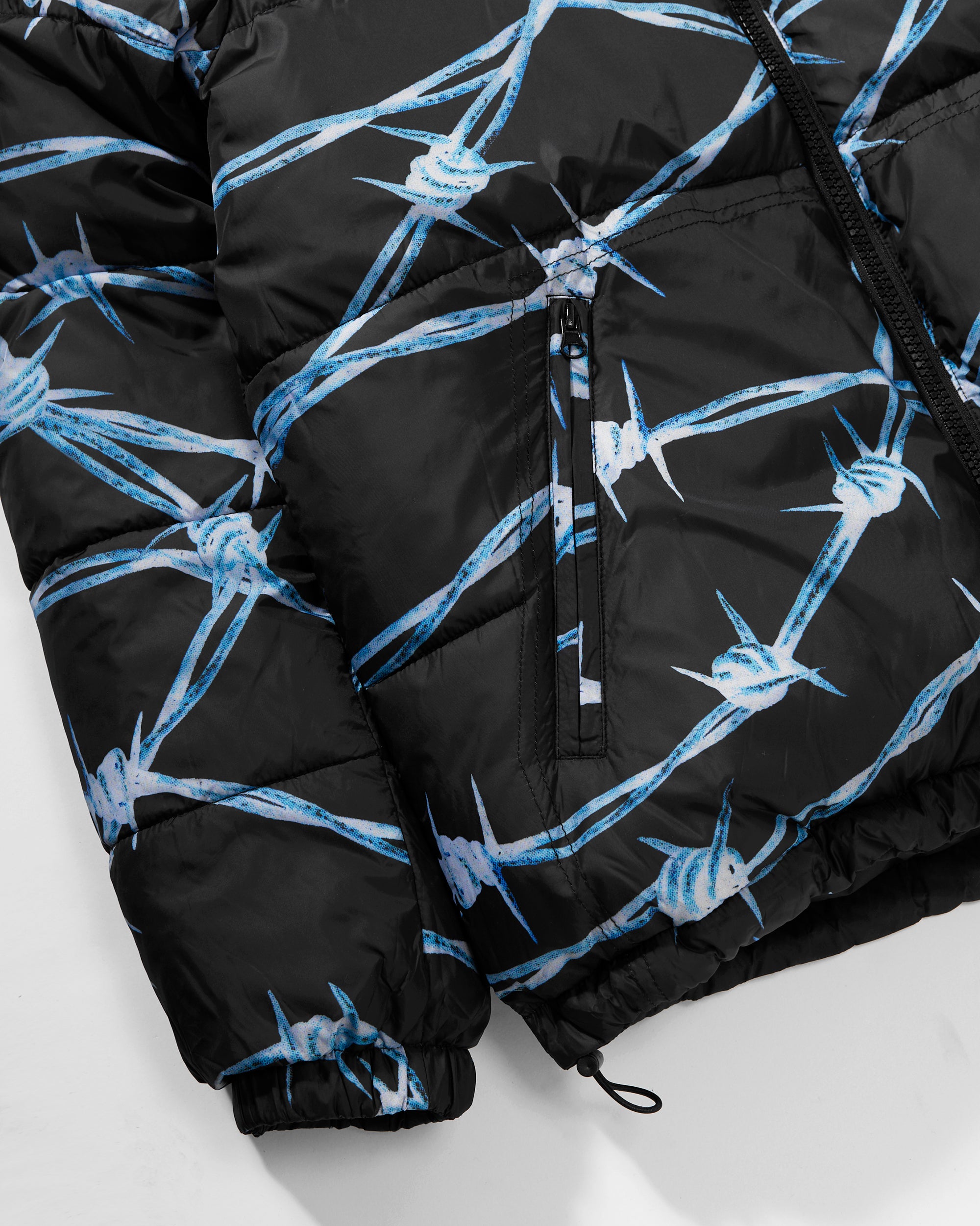 Barbed Wire Puffer Jacket