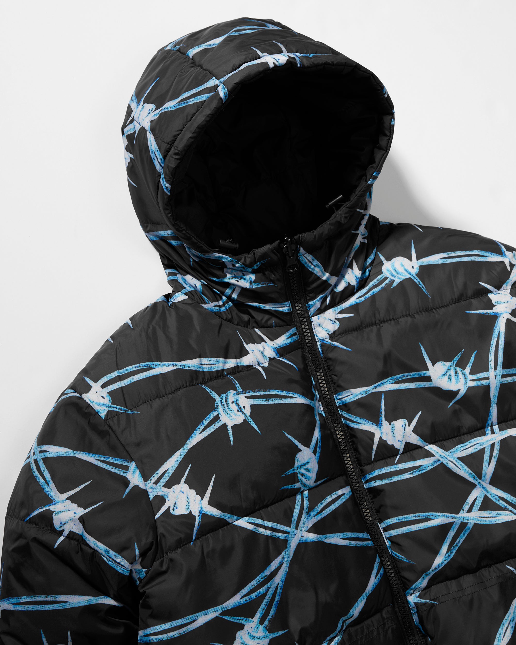 Barbed Wire Puffer Jacket