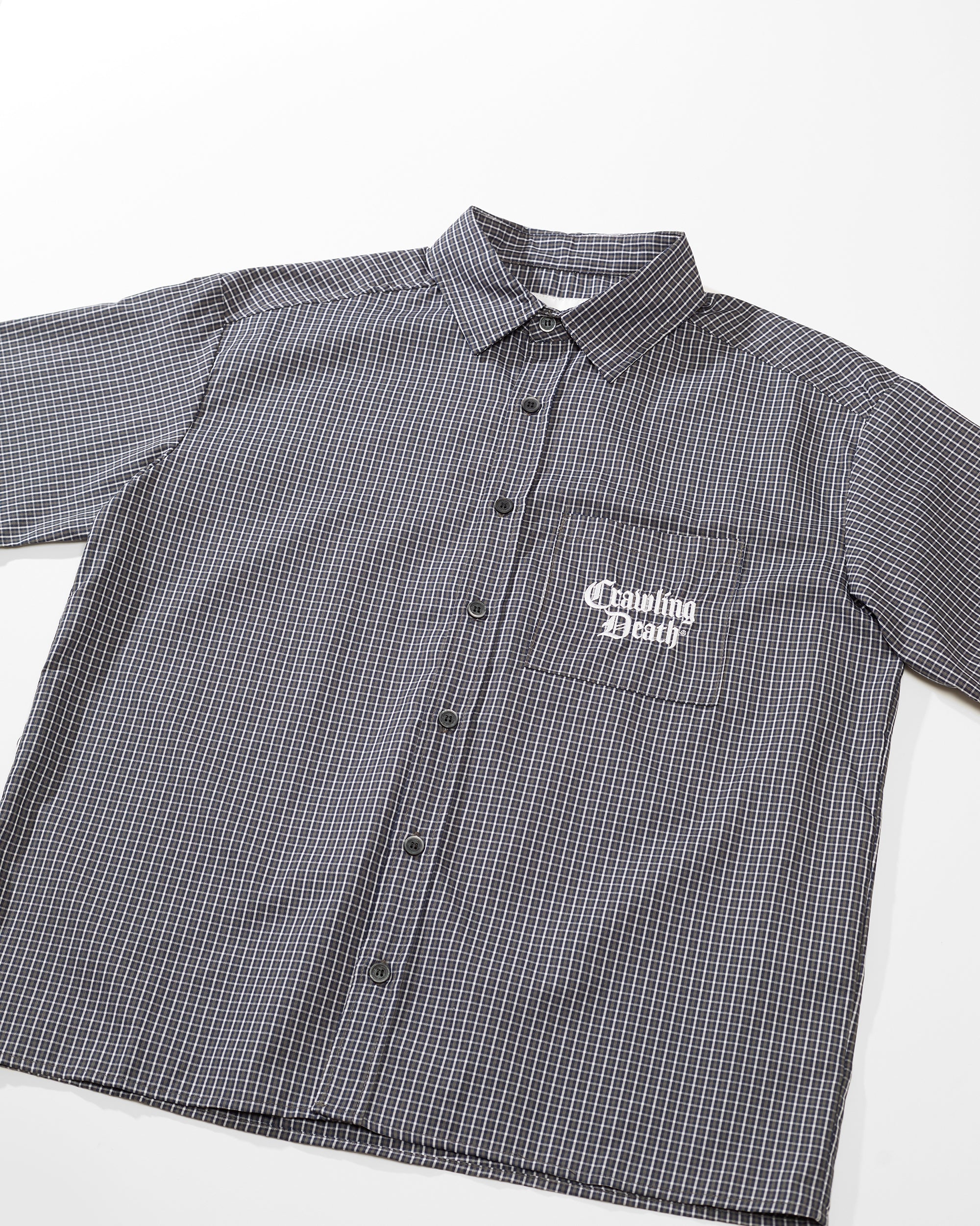 Crown logo Mini Check Shirt