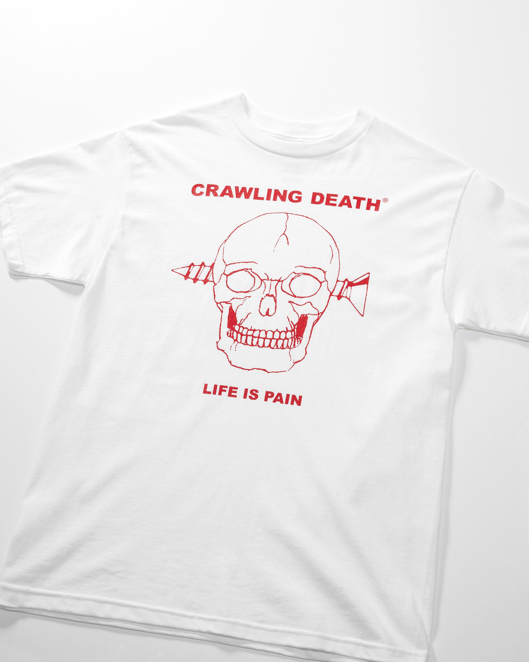 Screw Skull T-Shirt | White