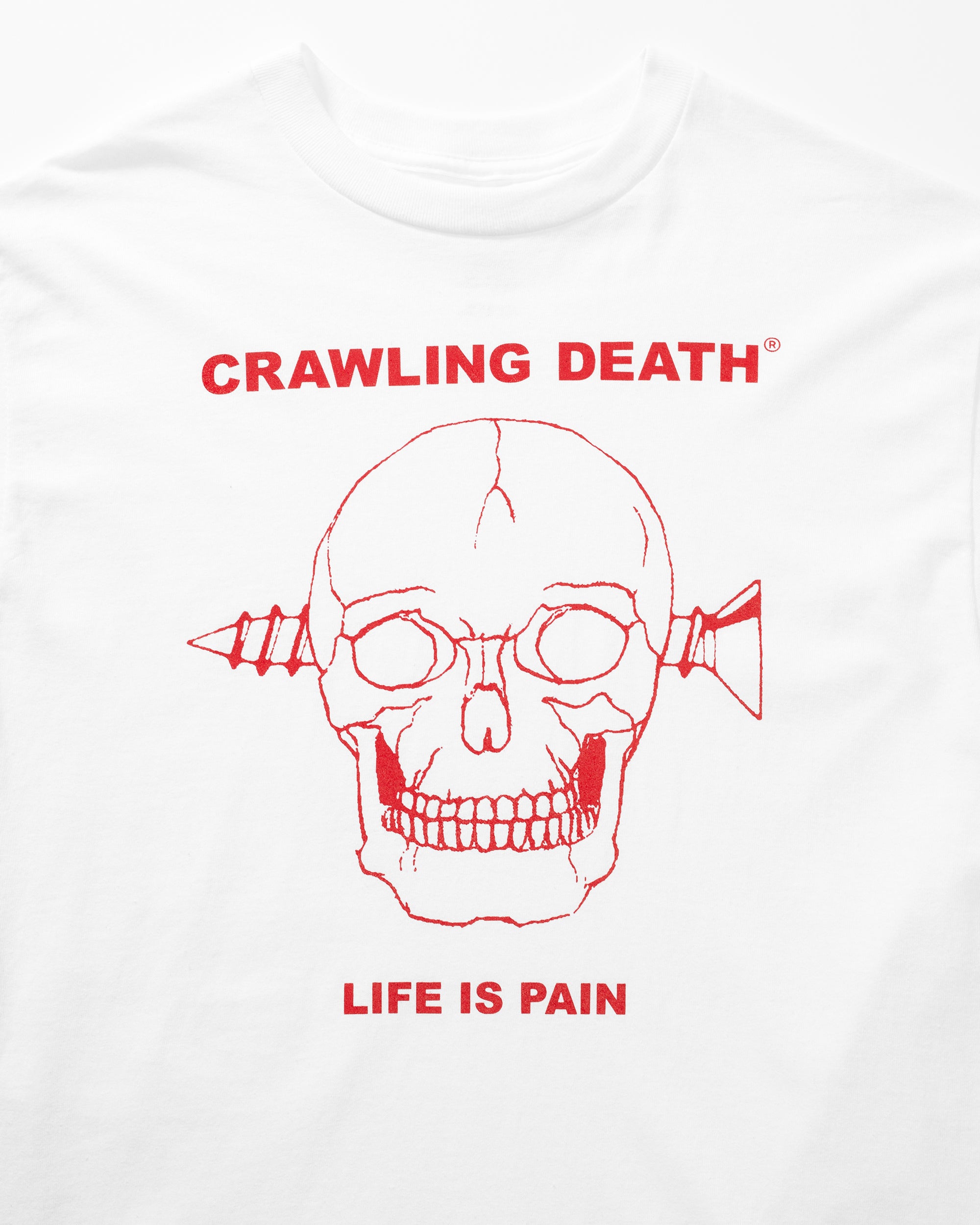 Screw Skull T-Shirt | White