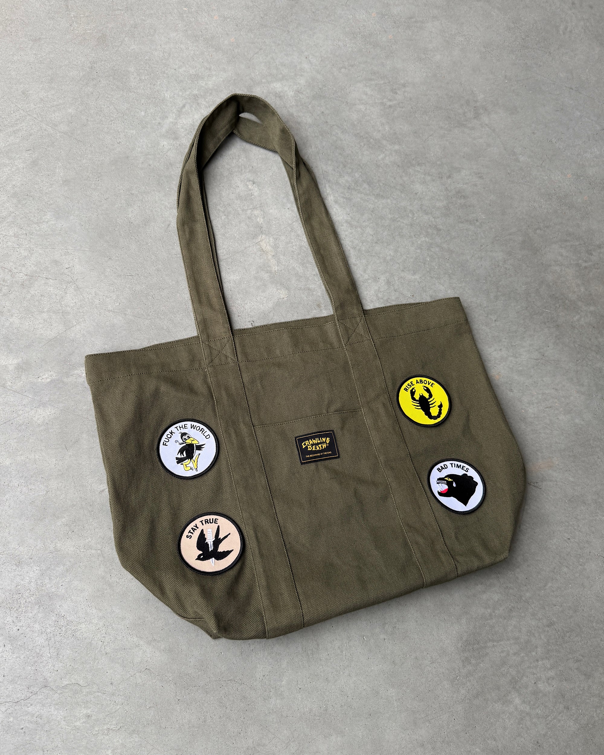 Canvas Patch Bag | Green