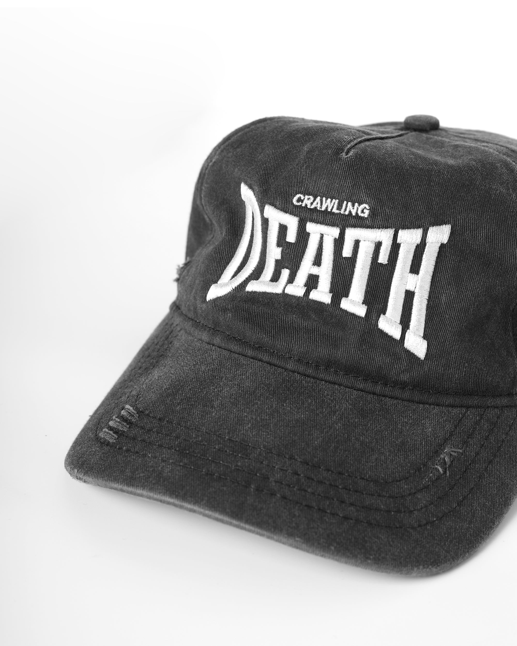 Curve Logo Cap | Washed Black