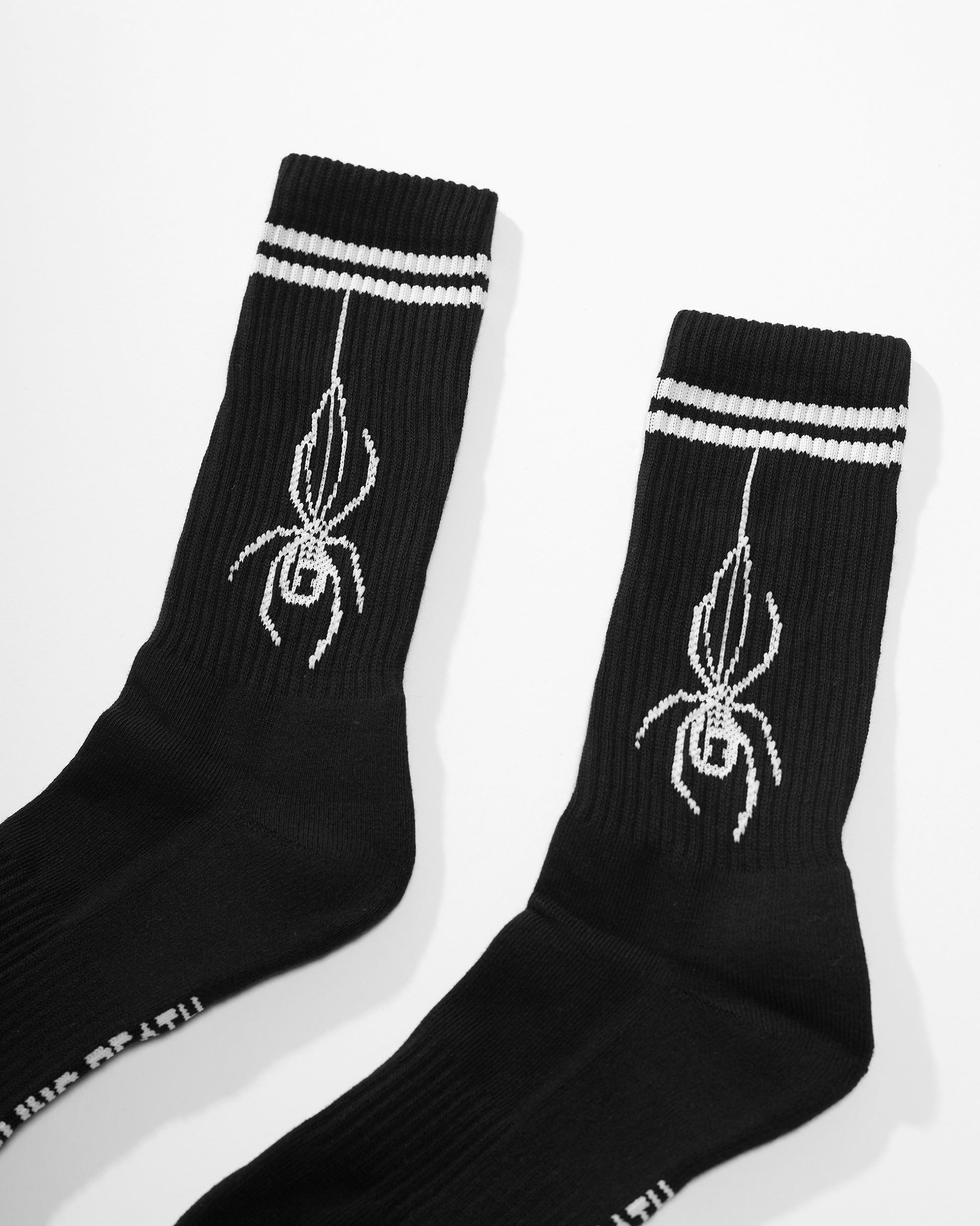 Spider Striped Socks Black | Spider Sinclair