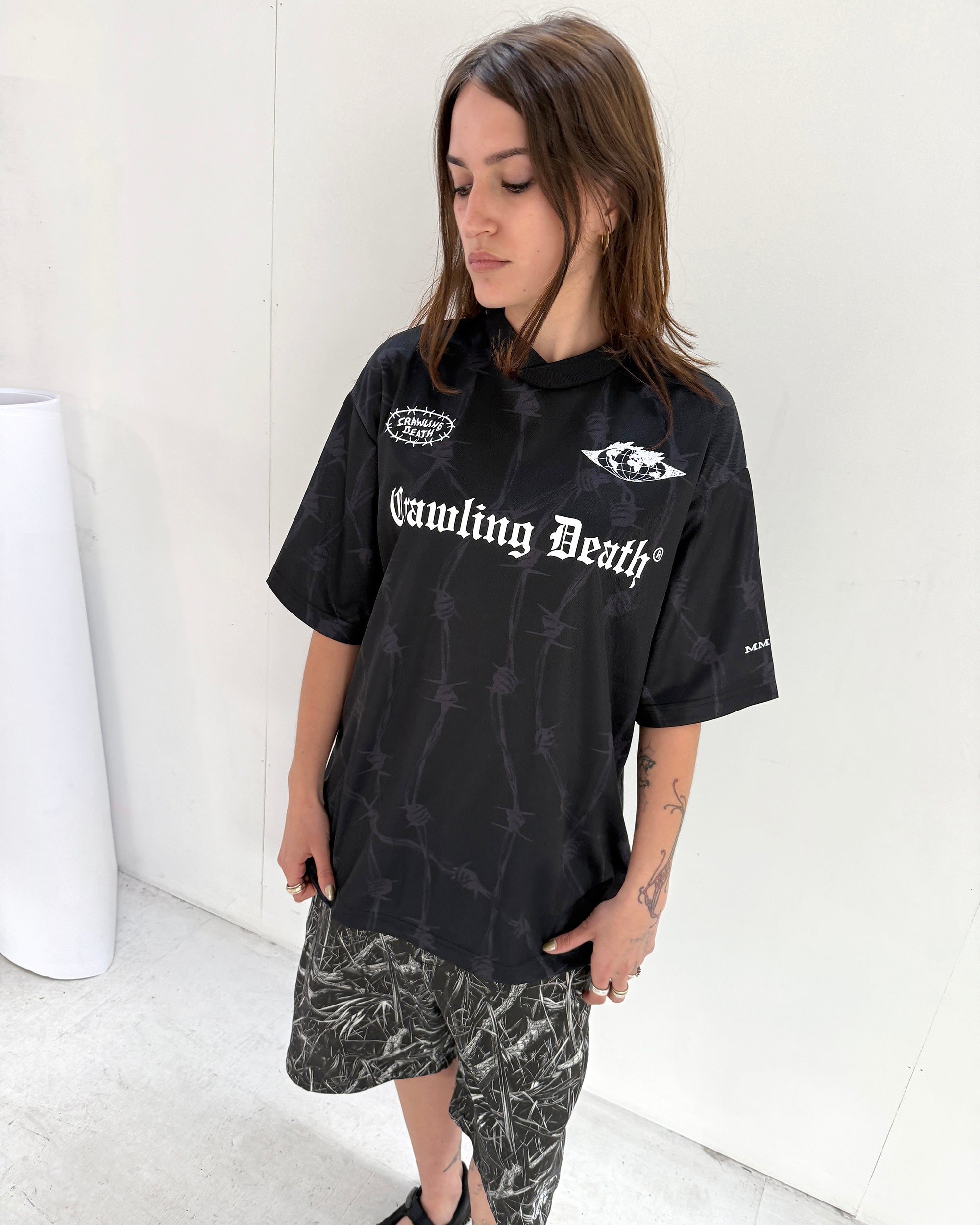 Soccer Jersey Barbed | Black