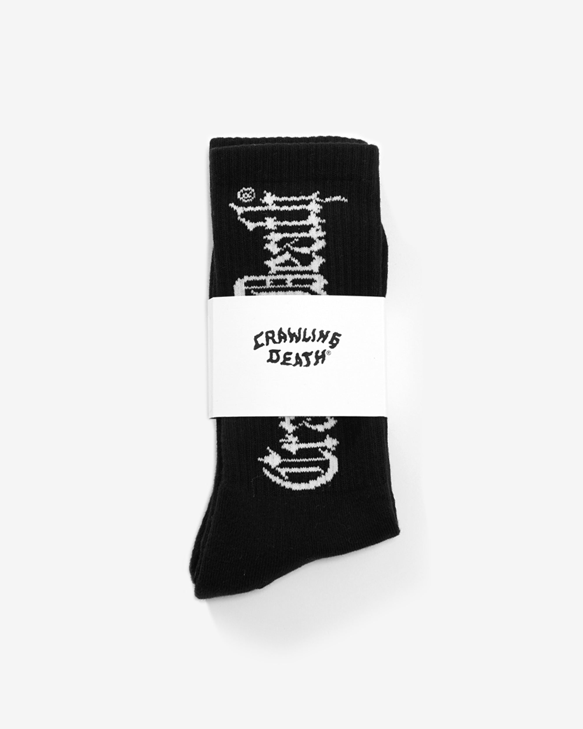 Stretch Gothic Socks | Black