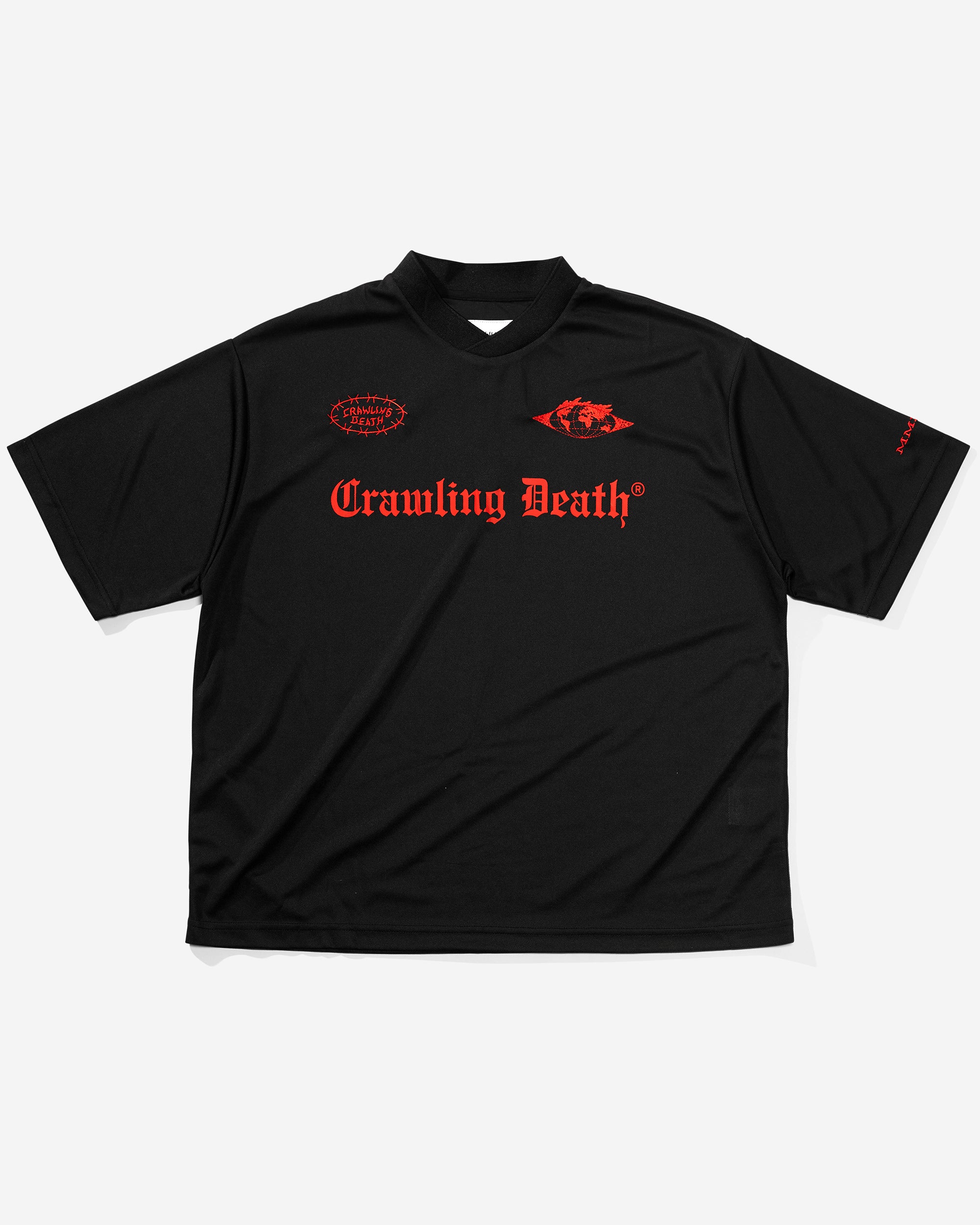 Soccer Jersey | Black Red