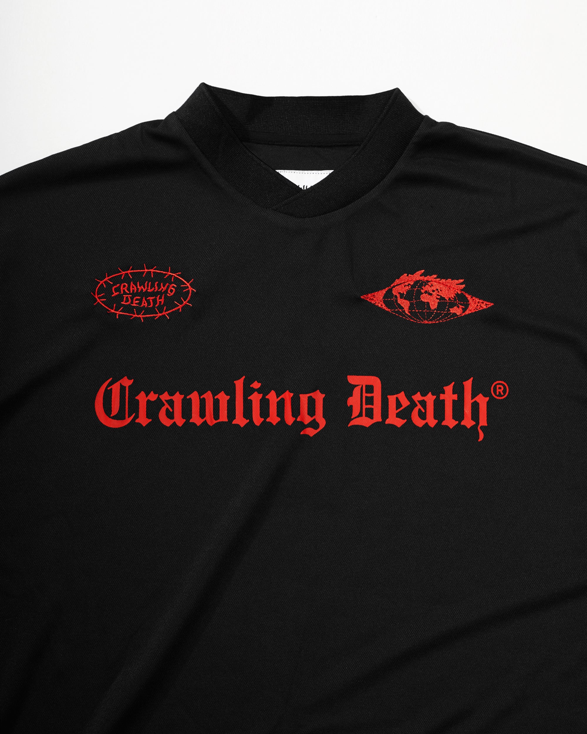 Soccer Jersey | Black Red