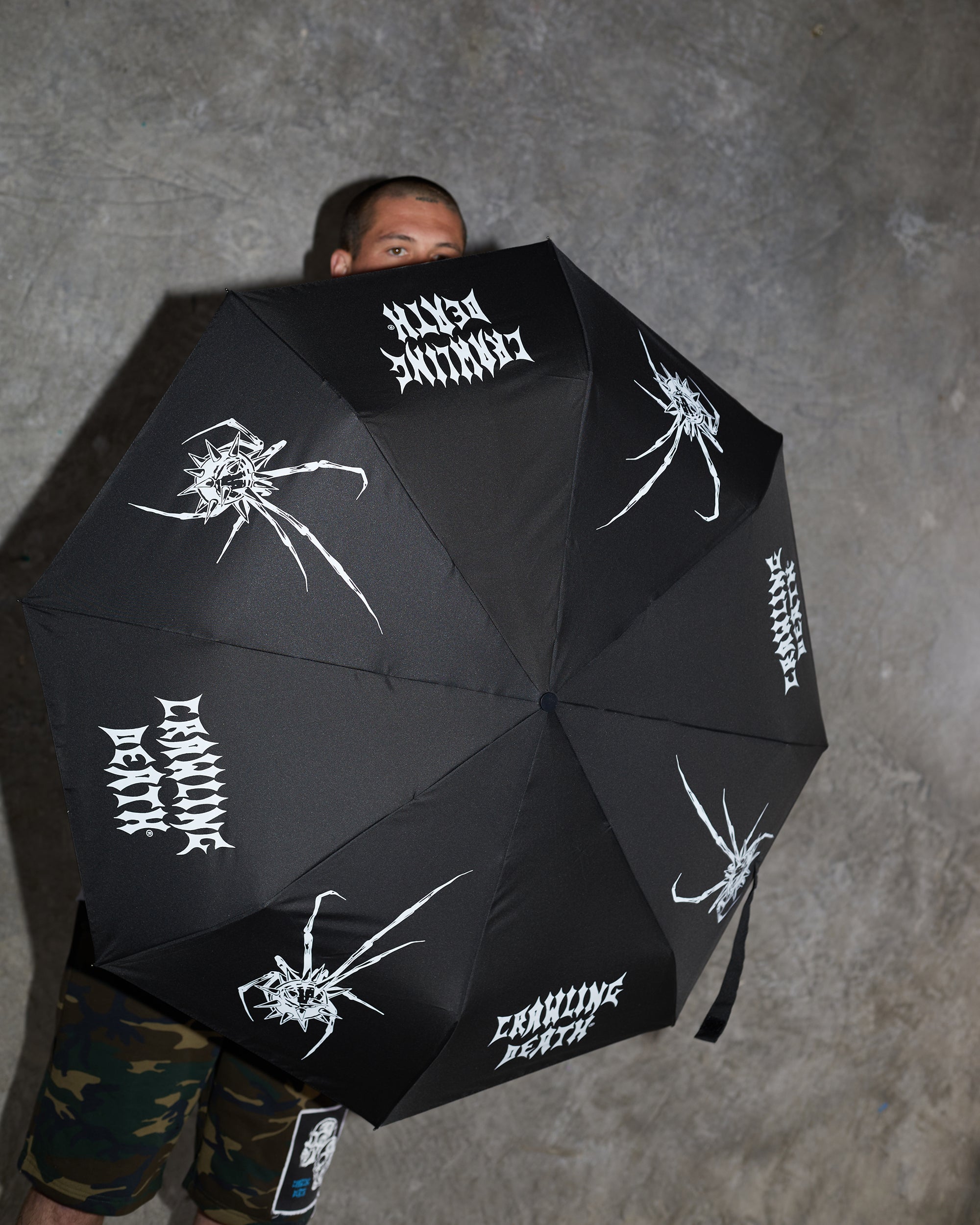 Spike Spider Umbrella | Black